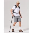 thumbnail image 3 of COOFANDY Men' Cargo Shorts 9" Inseam Lightweight Hiking Casual Shorts for Golf Work Fishing with 5 Pockets, 3 of 6