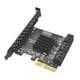thumbnail image 1 of Adaptador Sata Pci E 6 Puertos Sata 3.0 A Tarjeta De Expansión Pci Express X4, 1 of 5