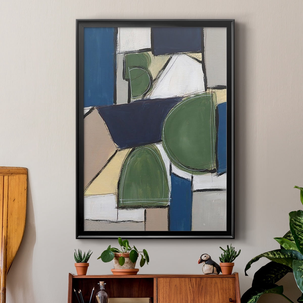 Spatial Mix II Premium Framed Print, in Gold, Black, or Silver - Ready to Hang