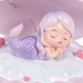 thumbnail image 3 of TABLZONE 1 Set Seashell Lamp Room Lamp Pink Synthetic Resin LED Lighting Table Light for Bedroom, 3 of 5