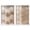 White Frame, variant on Unsewn Ginkgo & Streamline Scallop Shadowbox Print Gold Boho Wall Decor Set by Art Remedy, White Frame, 16 x 24