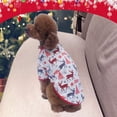 thumbnail image 4 of Christmas Pet Shirt Soft Breathable Puppy Shirts Printed Pet Clothing for Small Dogs and Cats, 4 of 5