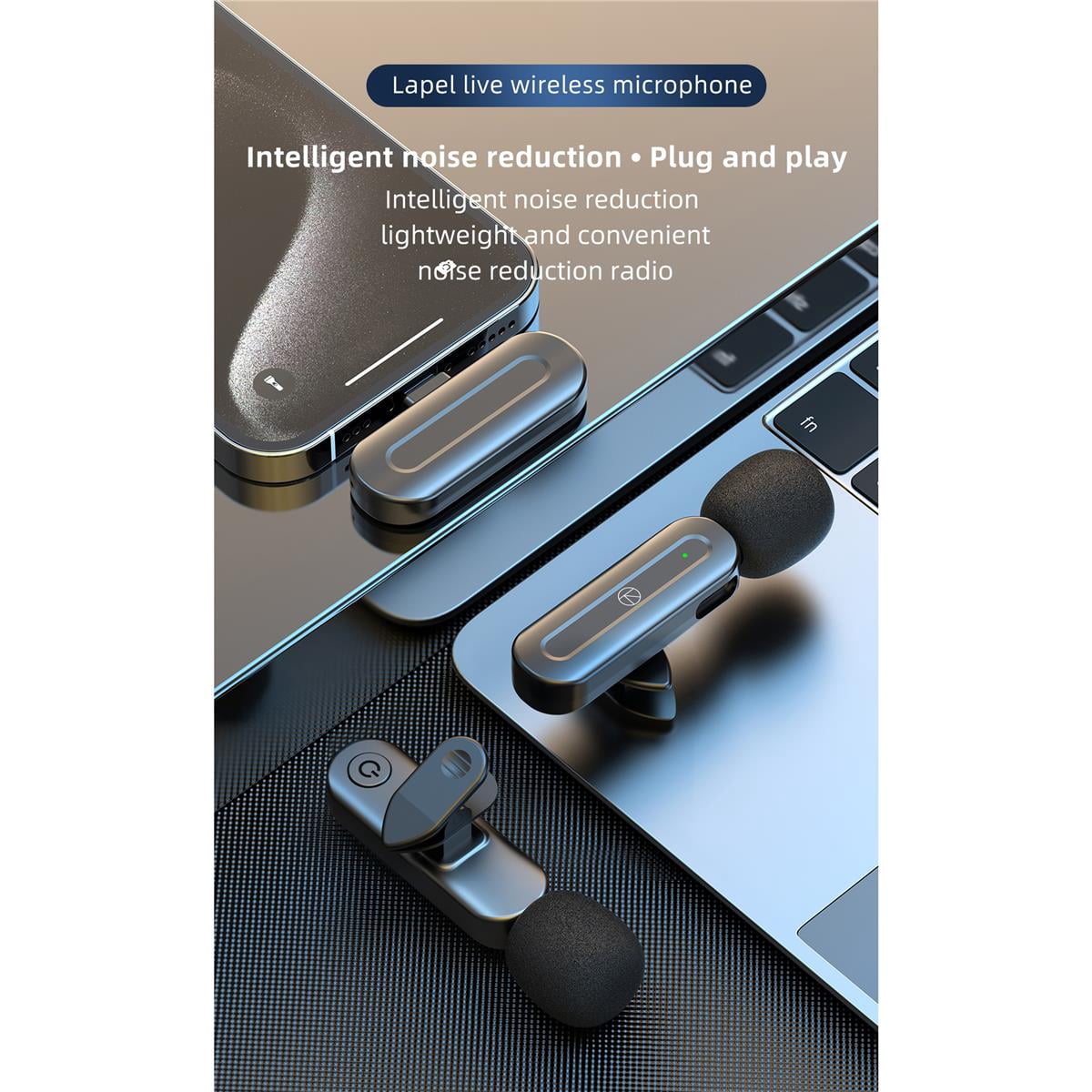 Turnstile Audio 3-In-1 Multifunctional Wireless Lavalier Microphone