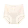 thumbnail image 1 of Aayomet Culottes Bikini pour Femmes et Rehausse les Fesses Culottes Simples (Blanc, m), 1 of 2