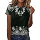 thumbnail image 1 of Gibobby Playera de Manga Corta con Cuello Redondo Camiseta manga corta con cuello redondo y estampado moda informal para mujer(Negro,CH), 1 of 4