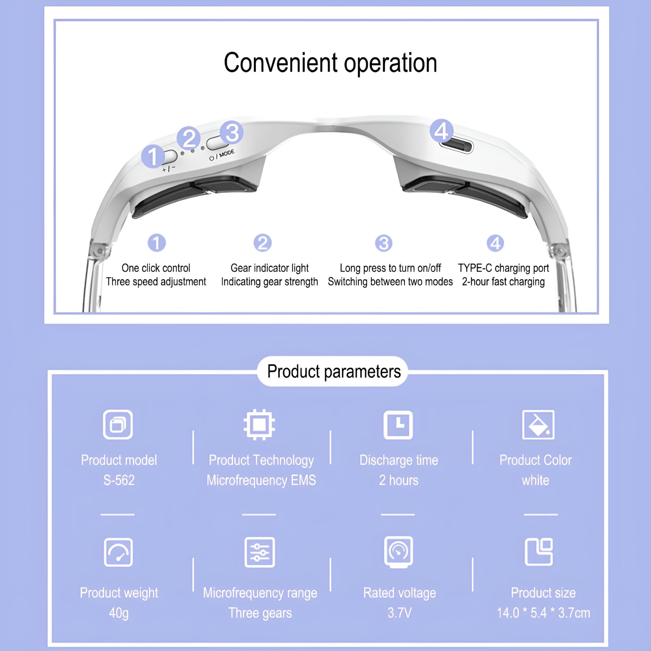 OITY Red Light Glasses Advanced Under-Eye Renewals Therapys Microcurrent Eye Beauty Device Diminishes Dark Circles and Wrinkles at the Source Eye Protection for Red Light Therapy