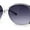 Clear Grey Smoke, variant on Womens Classic 90s Butterfly Diva Plastic Sunglasses Clear Grey Tort Smoke