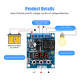 thumbnail image 4 of 2PCS Basse Tension Coupure, Batterie Tension Moniteur Module DC 12V Basse Tension Coupure Charge Décharge Protection Carte, 4 of 7