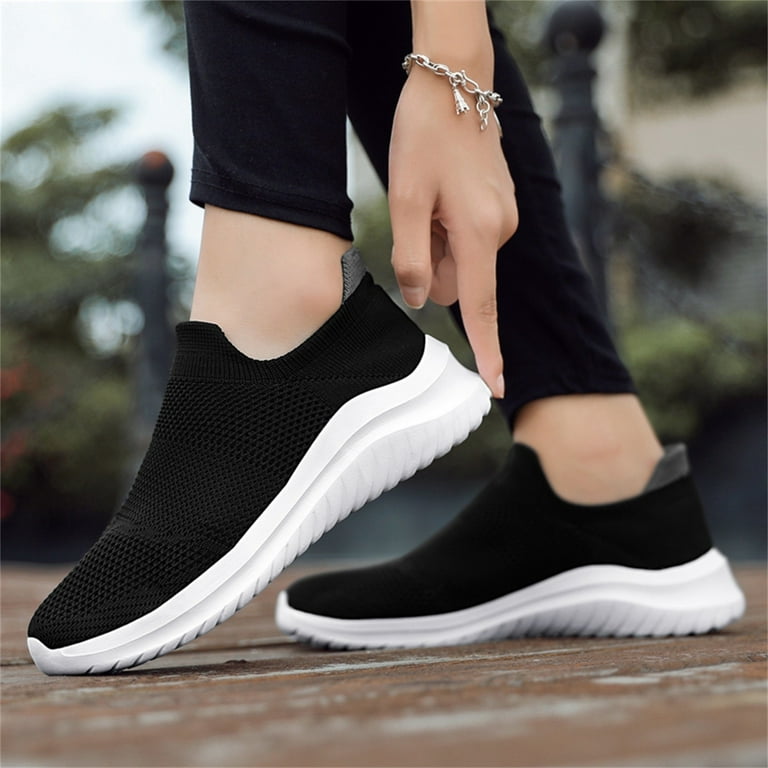 eczipvz Womens Shoes Womens Tennis Shoes Arch Support Comfortable  Lightweight Slip On Sneakers