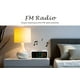 thumbnail image 3 of ZAPALA expert Radio despertador, 2 alarmas, pantalla LED gigante, radio reloj digital FM con puerto de carga USB, visualización de días, volumen ajustable y atenuador, luz nocturna, repetición para ni, 3 of 5