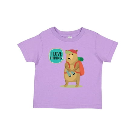 

Inktastic Hiker Backpacking I Love Hiking Gift Toddler Boy or Toddler Girl T-Shirt