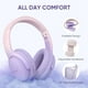 thumbnail image 4 of Gankoii Auriculares inalámbricos, Bluetooth con micrófono, audio de alta fidelidad, tiempo de reproducción de 60 horas, control táctil, plegables y ligeros, auriculares supraaurales para niñas y mujer, 4 of 5