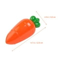 thumbnail image 3 of CIMAXIC Party 6Pcs Plastic Carrot Containers Lovely Candy Boxes Easter Party Candy Boxes,4.72"X1.97"X1.97", 3 of 4