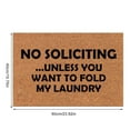 thumbnail image 3 of Area Rugs,No Soliciting Doormat Welcome Doormat Carpet Doormat No Soliciting We Have Found Please Go Doormat, 3 of 7