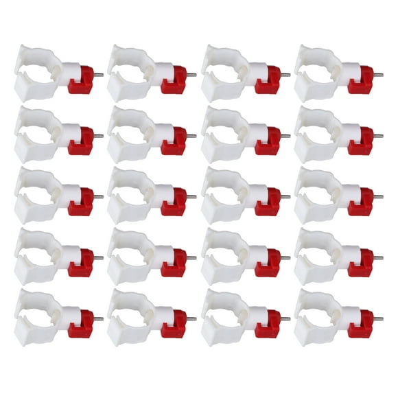 Poultry Water Nipples, Multipurpose 20pcs Easy Installation Chicken Waterer Nipples  For Duck For Farm