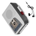 thumbnail image 1 of Reshow Reproductor de Casetes Portátil con Altavoz y USB-C, Grabadora de Cinta para Música y Voz, Regalo Nostálgico (Gris), 1 of 8