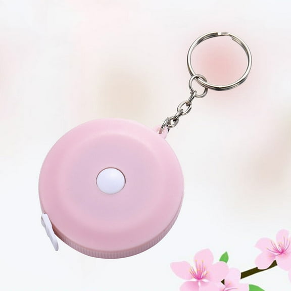PAMINGONO 1Pcs Pink Compact Tape Measure for Home Use Portable Measuring Tool