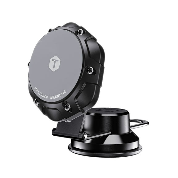 ToughTested MagTough 3-in-1 Magnetic Car Phone Mount for Dash, Screen & Vent, MagSafe Compatible with Adapter Ring, 360° Adjustable Viewing, Strong Magnetic Hold