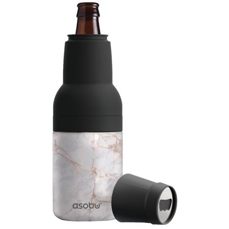 ASOBU NA-FC2GMARBLE Frosty Beer 2 Go Vacuum-Insulated Stainless Steel Can and Bottle Holder (Marble)
