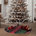thumbnail image 5 of Salouo Red Viper Jungle Intensity Christmas Tree Skirt 30" Farmhouse Christmas Decorations Snowman Xmas Tree Skirt Tree Mat for Holiday Party Decor, 5 of 8