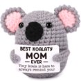 thumbnail image 1 of Figura de juguete NEVERNERVE hecha a mano a ganchillo para mamá koala, regalo de 5 x 8 x 9 cm, 1 of 7