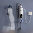 thumbnail image 1 of Calentador de agua eléctrico de calentamiento rápido para baño, ducha, sala de alquiler, pequeño tesoro de cocina, tipo de temperatura constante, conversión de frecuencia mini, tipo instantáneo,, 1 of 4