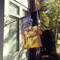 thumbnail image 2 of Carolines Treasures 7079-FLAG-PARENT Orange Tabby Cat on the table Flag  multicolor, 2 of 2