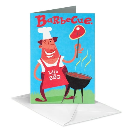 American Greetings Father's Day BBQ Themed Card (Life is BBQ)