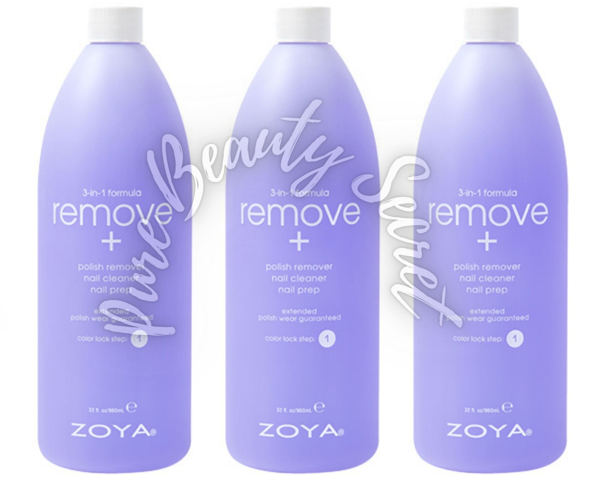 Zoya Polish Remover 32 oz x 3 