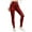 Red, variant on YYDGH Fleece Lined Leggings Women Plaid High Waisted Winter Warm Yoga Pants Casual Thermal Leggings with Pockets