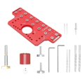 thumbnail image 3 of 2in1 Door Handle Shelf Pin Drilling Guide Jig Woodworking Hinge Drilling Locator Hinged Cabinet Door Hole Puncher Jig B, 3 of 5