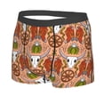 thumbnail image 2 of Balery Cow Skull Men's Boxer Briefs, Soft and Breathable Cotton Underwear with nylon Waistband-Medium, 2 of 9