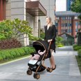 thumbnail image 5 of Lightweight foldable travel stroller, baby stroller, reclining function, lying flat position, compact stroller, with mosquito net and mat, 98*71*45 cm, 5 of 5