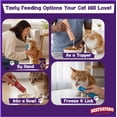 thumbnail image 2 of Beefeaters Lickable Wet Cat Treats Variety Pack, Creamy Squeezable Puree - Salmon Tuna Chicken for Hydration & Training, Grain Free, Taurine Enriched, High Moisture, 0.53 Ounces Tube, 72 Tubes Total, 2 of 8