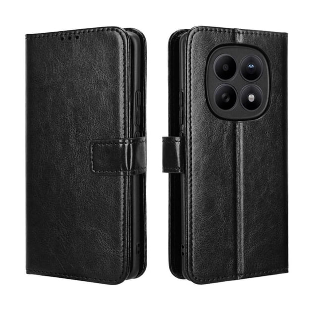 Funda tipo libro para Xiaomi Redmi Note 15 4G , cartera todo‑en‑uno, funda multifuncional con tarjetero y correa de muñeca desmontable