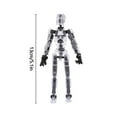 thumbnail image 3 of Less Than 5 Desktop Ornament T13 Action Figure 13 Action Figure with 4 Types of and 3 Types of Hands T 13 Action Figure Black 13 Action Figure N 13 Action Figure Dummy 13, 3 of 9