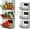Black-3 Tiers, variant on 3 Tier Metal Wire Wall Mount Storage Basket with Hanging Hooks and Chalkboards, Rustic Kitchen Fruit Produce Bin Rack