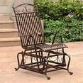 thumbnail image 2 of International Caravan Mandalay Single Iron Patio Glider in Bronze, 2 of 2