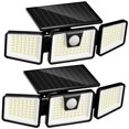 thumbnail image 1 of Luces solares INCX 156 LED 3000 lm con sensor de movimiento, paquete de 2, 1 of 7