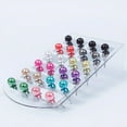 thumbnail image 3 of UDIYO 12 Pairs Women Fashion Faux Pearl Round Ball Ear Studs Earrings for Party, 3 of 7