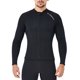 thumbnail image 1 of Naiovety DIVE SAIL 2MM Traje de neopreno Tops Trajes de neopreno térmico Protección Trajes de buceo Traje de surf de gran tamaño para aeróbic Deportes acuáticos Negro SG Naiovety OD003293-04, 1 of 6