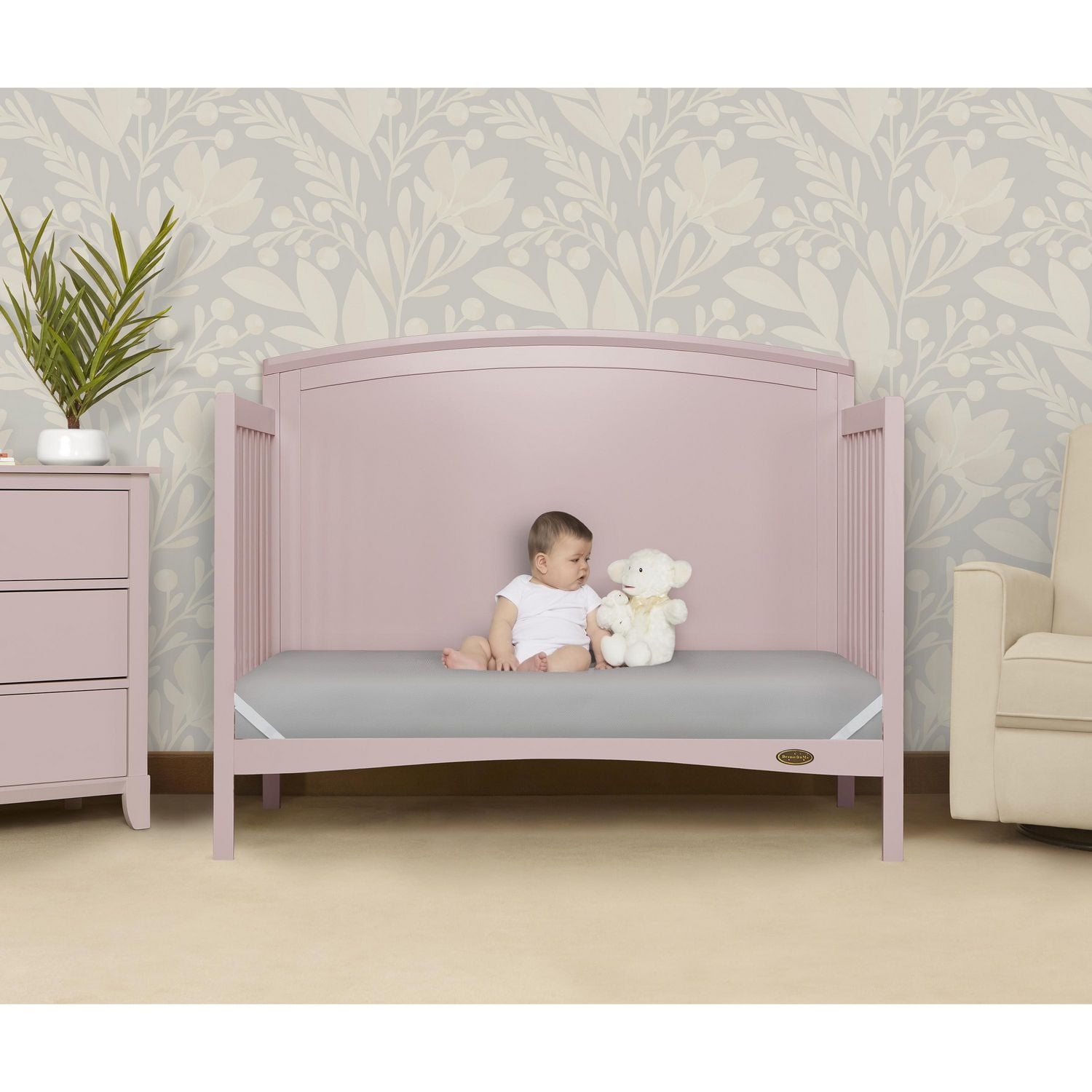 Matelas pour lit d'enfant et tout-petit Dream On Me Starbright Breathable Fiber