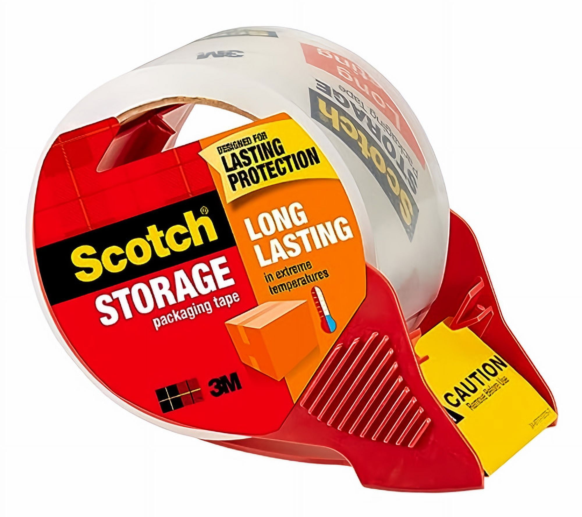 Scotch Storage Packaging Tape , 1.88 in. x 38.2 yd., 1 Dispenser (Pack of 8)