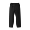 thumbnail image 4 of Nskgu Boys Casual Pants Elastic Waist Straight Leg Pull On Dressy with Side Pockets for Big Kids, 4 of 6