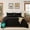 Black, variant on YEPCLUB 3-Piece King Size Comforter Set, Black Down Alternative Reversible Bedding Set, All-Season Quilted Soft Comforter with Pillowcases