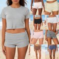 thumbnail image 5 of Women's Form Fitting Low Rise Shorts with Stretch Technology for Enhances Mobility in Sports and Outdoor Activity, 5 of 8