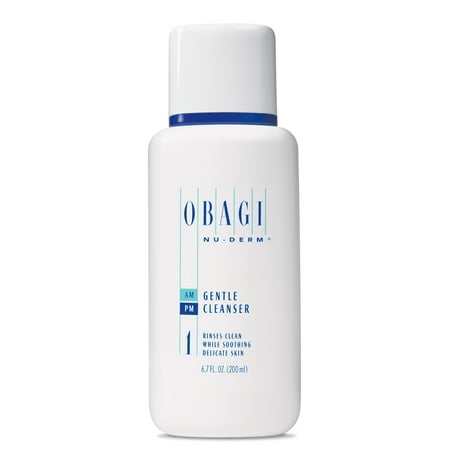 Obagi Nu-Derm Gentle Facial Cleanser, Mild Face Wash Suitable for Normal to Dry Skin Types, 6.7 fl oz
