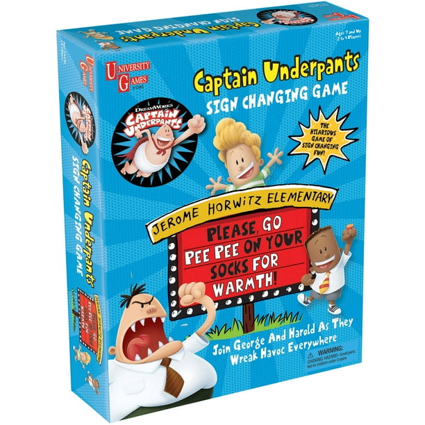 Captain Underpants Sign Changing Game - Walmart.com - Walmart.com