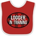 thumbnail image 3 of Inktastic Future Logger in Training Boys Baby Bib, 3 of 4