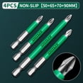 thumbnail image 3 of Riwesomey Broca de destornillador más verde, herramientas de destornillador de bricolaje, 90/150mm, 2 uds. Herramientas eléctricas 50/65/70/90mm 4PCS Riwesomey TO007915-04, 3 of 6